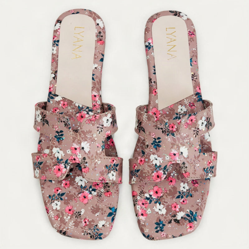 Lyana Floral Slides