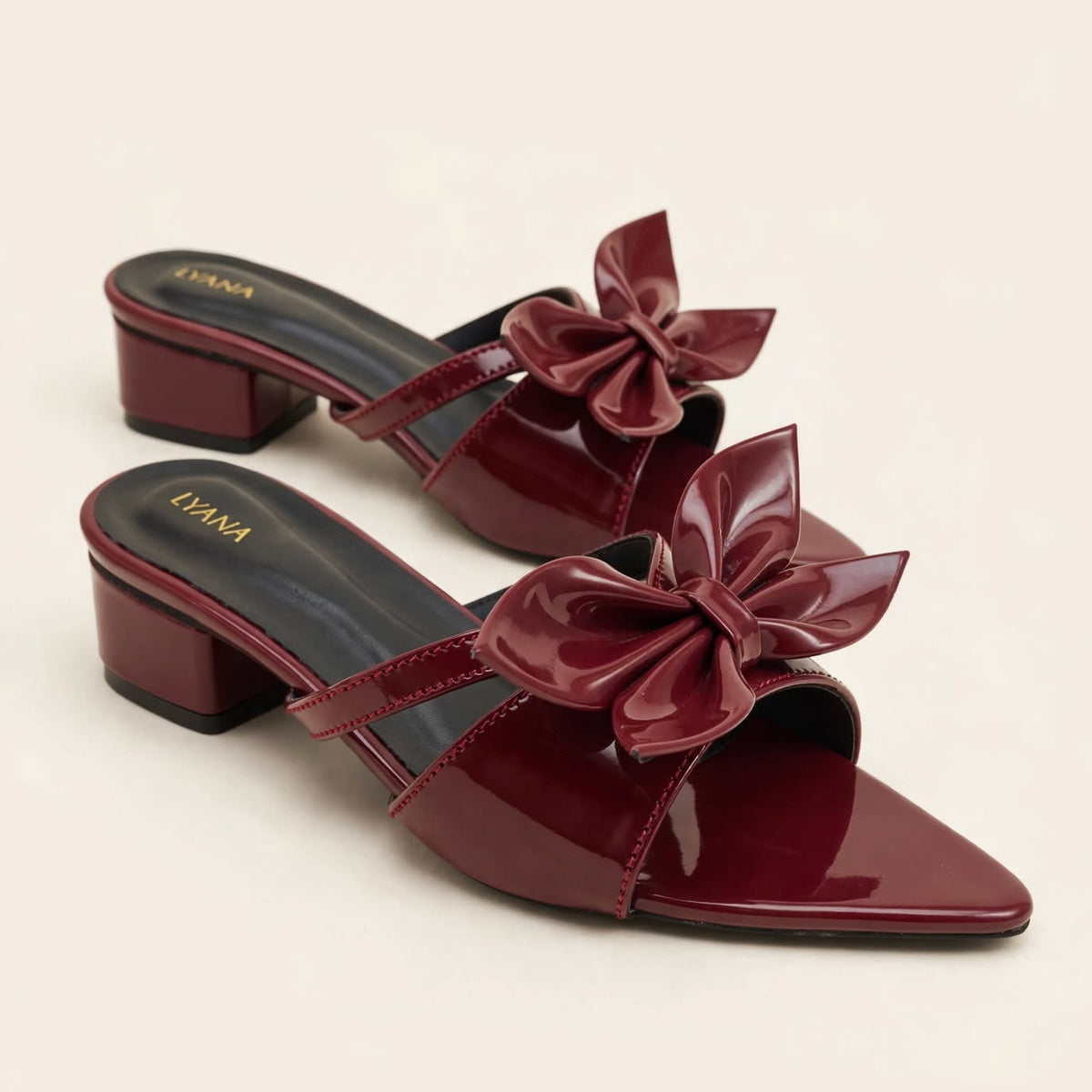 Lyana Scarlett Bow Mules