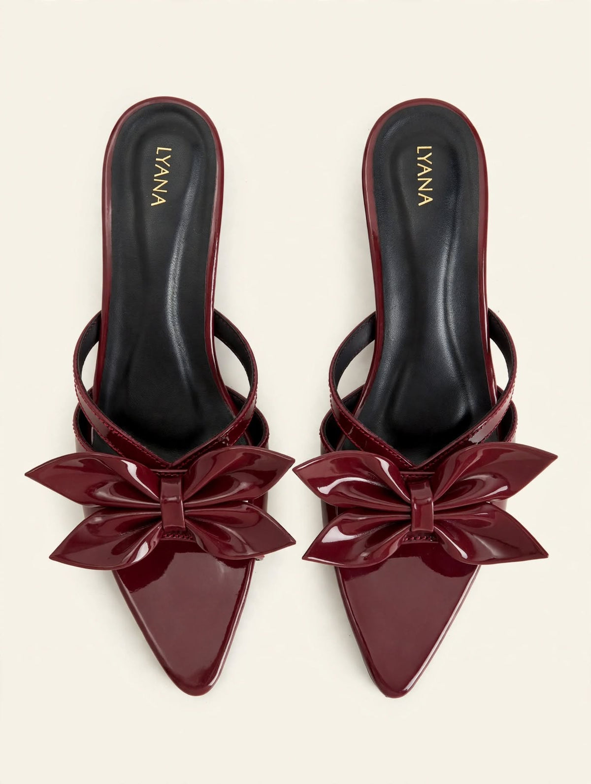 Lyana Scarlett Bow Mules