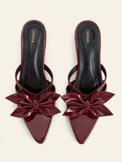 Lyana Scarlett Bow Mules